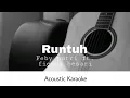 Download Lagu Feby Putri ft. Fiersa Besari - Runtuh (Acoustic Karaoke)