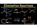Organic Chemistry Elimination Reactions - E1 E2 E1CB