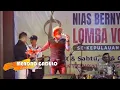 Download Lagu SARO ZAI MANGGUNG DI PEMBUKAAN FINAL VOCAL TRIO NIAS BERNYANYI || Mendro Gadulo - Ono Alawe Mado Zai