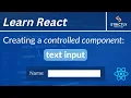 Converting a text input into a controlled component in React