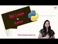 for Loop in Python for in Loop PyCharm Hindi