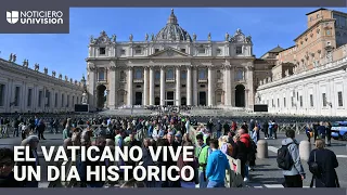 A pesar de la situación de salud de Francisco, El Vaticano vivió un día histórico
