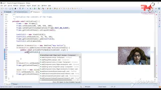 JList in Swing Component of Swing Java GUI Hindi