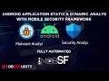 Android Application Static Dynamic Analysis With MobSF Malware Security Testing OBSECURITY