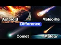 COMET METEOR and ASTEROID - The REAL difference