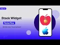 Part 9 Stack Widget in FlutterFlow Figma Design for beginners Easy Tutorial