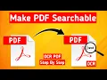 How To Make Searchable Pdf Files OCR PDF