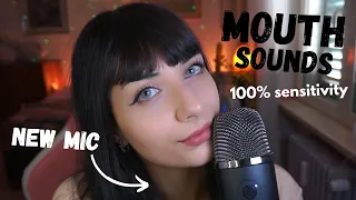 ASMR ITA ???? Mouth Sounds 100% SENSITIVITY  & Visuals + Hand Movements (New Blue Yeti X)