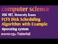 FCFS First Come First Serve Disk Scheduling Algorithm Operating System Malayalam Tutorial