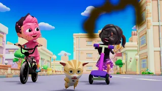Pink and Black Color Chase 💗🖤 Fun Songs & Cartoon Compilation | Baby Berry 🎵
