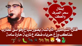 رقية إبطال أسحار الصرف والعطف على القلب ماسونية أبالسة سحرة بصور الأسود والنور والسباع والفواسق 