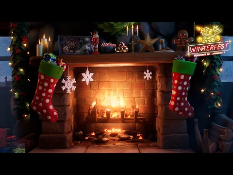 Fortnite Winterfest Yule Log
