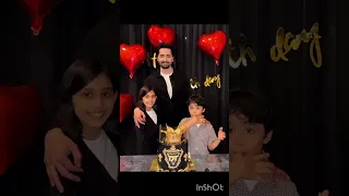 Danish Taimoor Celebrating His Birthday With His Family Danishtaimoor Ayezakhan Kabir Humraaz 