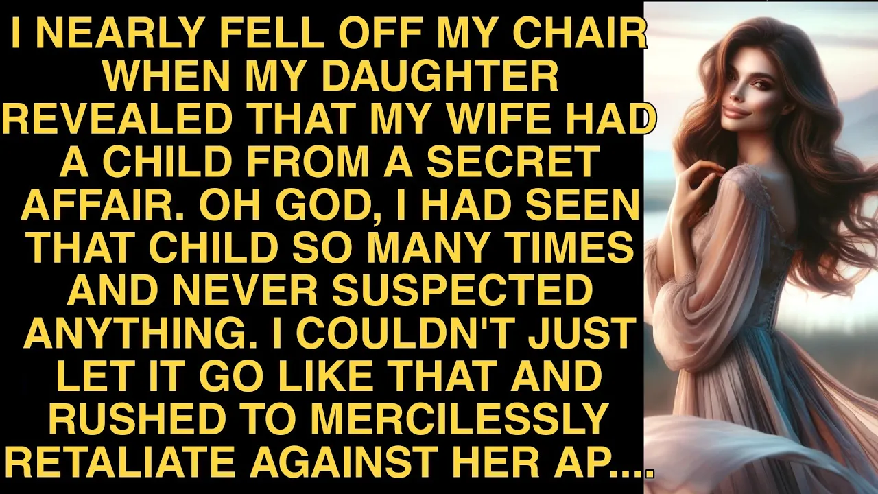 Outline Video I NEARLY FELL OFF MY CHAIR WHEN MY DAUGHTER REVEALED THAT MY WIFE HAD A CHILD FROM A SECRET AFFAIR.