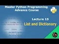 Mastering Python Lists and Dictionaries A Comprehensive Tutorial