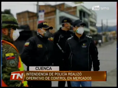 Intendencia de policía realizó operativo de control en mercados
