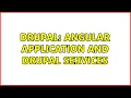 Drupal Angular application and Drupal services