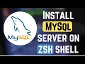 Install MySQL server on zsh shell Fixed zsh command not found mysql on MacBook M3