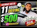 11 Hours Driving in NYC Almost 500 Uber Lyft Driver Earnings