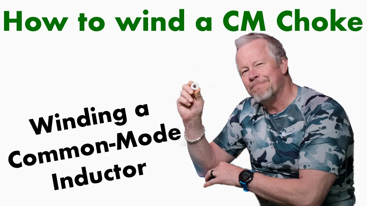 How to wind a Common Mode Inductor - Winding an Inductor for an EMI filter #commonmodeinductor
