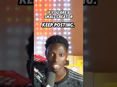 If you are a Small Creator… Keep Posting! #ad #motivation #tips