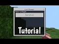 Tutorial List Player UI Pocketmine Plugin Tutorial FormAPI