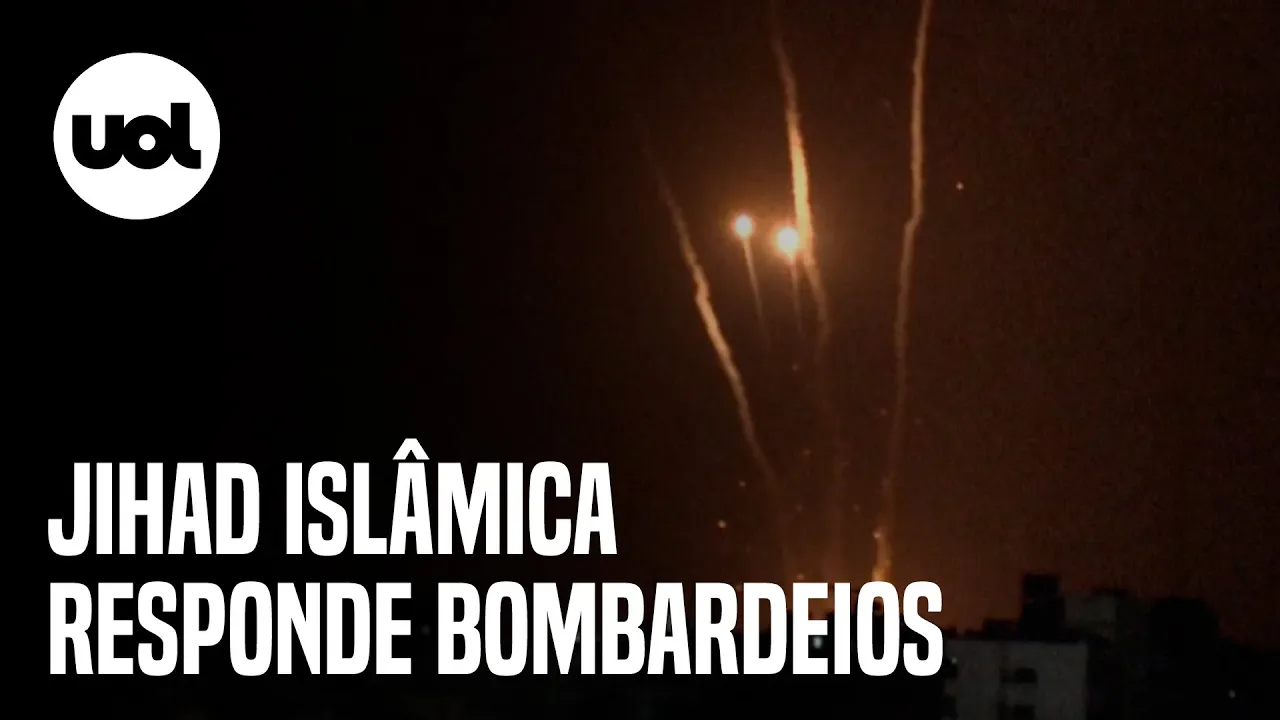 Jihad Islâmica responde bombardeios com disparo de foguetes contra Israel