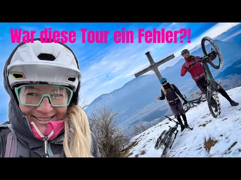 DA WÄRE ICH MAL BESSER ZU HAUSE GEBLIEBEN... Winter Bike Tour \u0026 frozen Trails