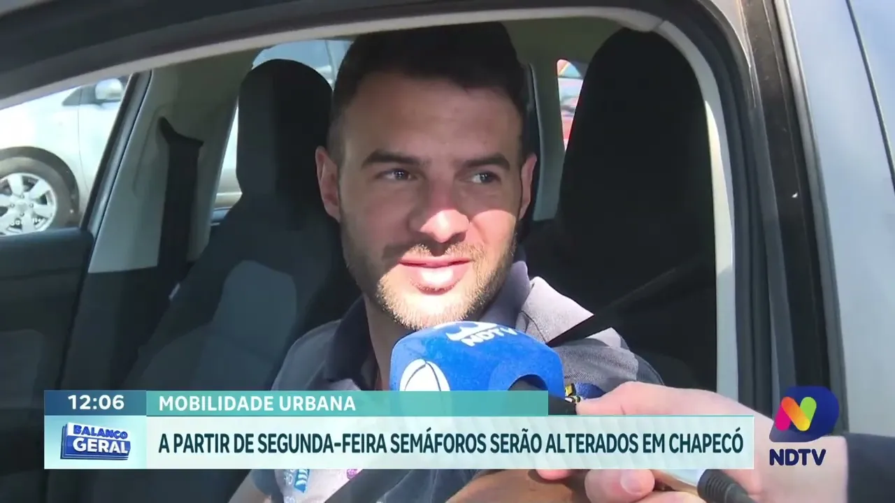 Plano de Mobilidade Urbana: Semáforos de Chapecó Terão Mudanças