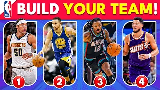 Build Your Ultimate NBA Starting 5 But Every Pick Gets HARDER Sport Quiz USA