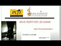 Java Institute 2D Game Develop