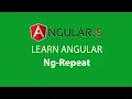 Angular Ng repeat - Tutorial 1 in
