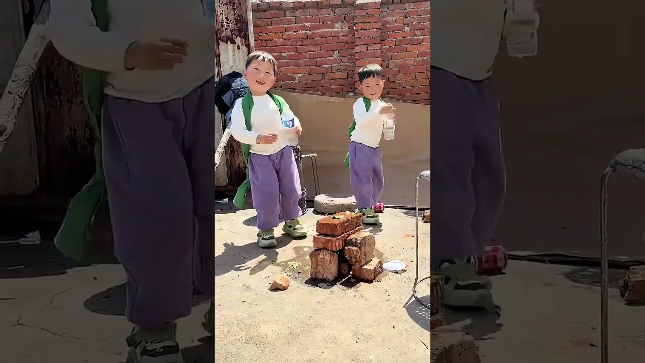 小小的他们还不知道离别是什么意思