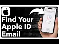 How To Find Apple ID Email Address