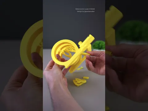 Spiral Marble Run ASMR | 3D‑Printed DIY Assembly