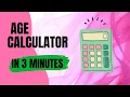 How to calculate age in python Data Scientist