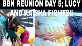 bbnaija reunion 2021 day 5 lucy u0026 kaisha fights on set tochi u0026ka3na lashed out lucy u0026ka3na now enemies