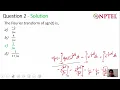 Practice Assignment Session for Signals and Systems - Week 4