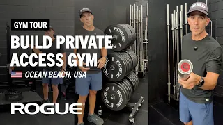 Rogue Equipped Gym Tour - Build Private Access Gym - Ocean Beach, CA
