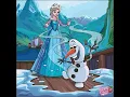 Happy Color Elsa Olaf From Disney s Frozen Coloring Page