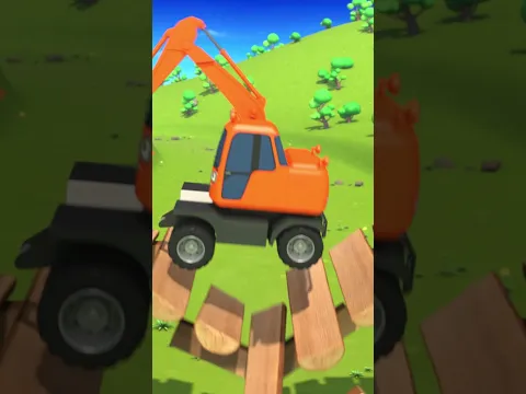 Jembatannya Runtuh! Poco si Ekskavator Terjatuh! #tayobuskecil