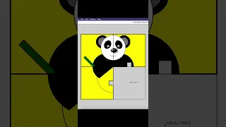 Drawing Cute Panda with python Beautiful Panda