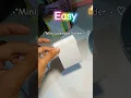 How to make a mini calendar holder part 2 holder