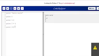 Python-Codeskulptor Overview