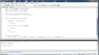 Interfaces Part 6 Comparable Interface Java