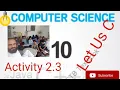 Unit 2 Activity 2 3 scanf printf function in C programming language computer science class 10th