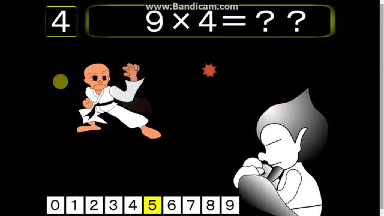 遊びながら九九を覚えられるゲーム