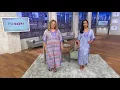 Ellen Tracy Jersey Knit V-Neck Long Caftan on QVC