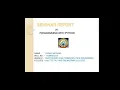 Seminar report on Python by Kunal Mathur
