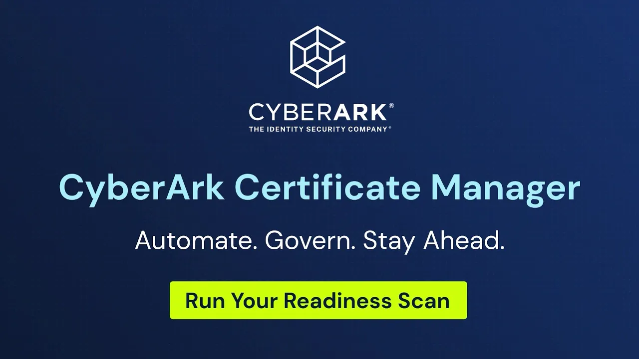 CyberArk TLS certificate short ad